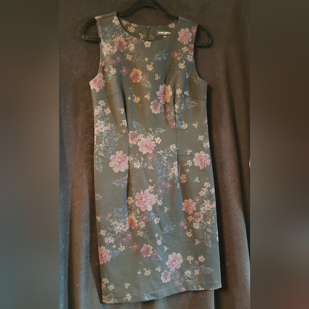 Mario Serrani Sleeveless Floral Dress